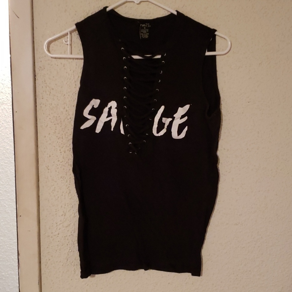 Lace Up Tank